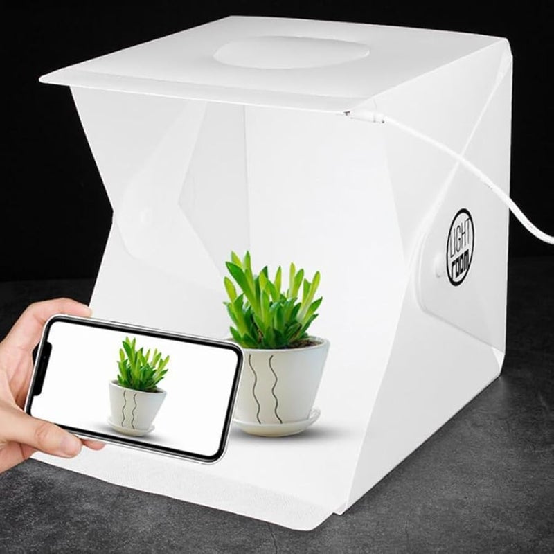 22CM Portable Folding Photography LED Light Box Photo Studio Tent Softbox - Image 3