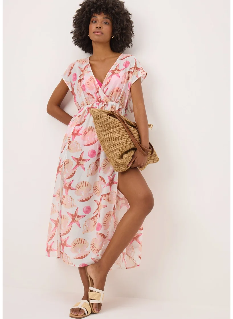 Matalan Pink Starfish Long Kaftan
