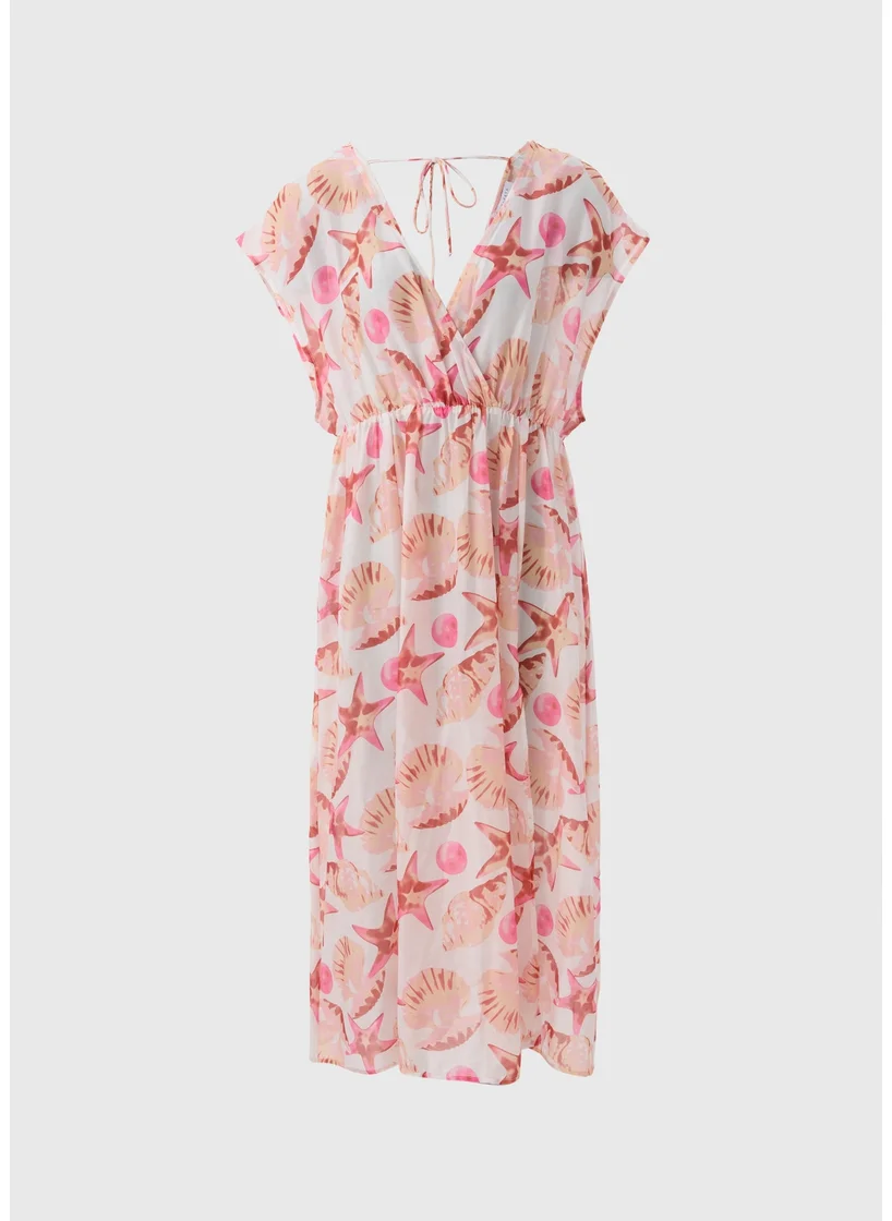 Matalan Pink Starfish Long Kaftan