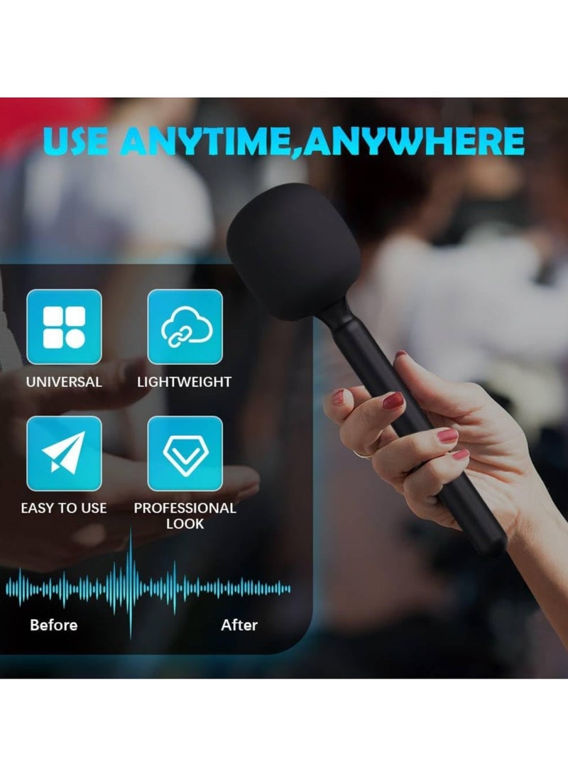 TIGER Microphone Handheld for DJI Mic, RODE Wireless GO II/PRO – Universal Interview Handle Adapter with Windshield Foam, Wireless Lavalier Mic Adapter for Interviews, Vlogging, and Podcasts  - Image 5