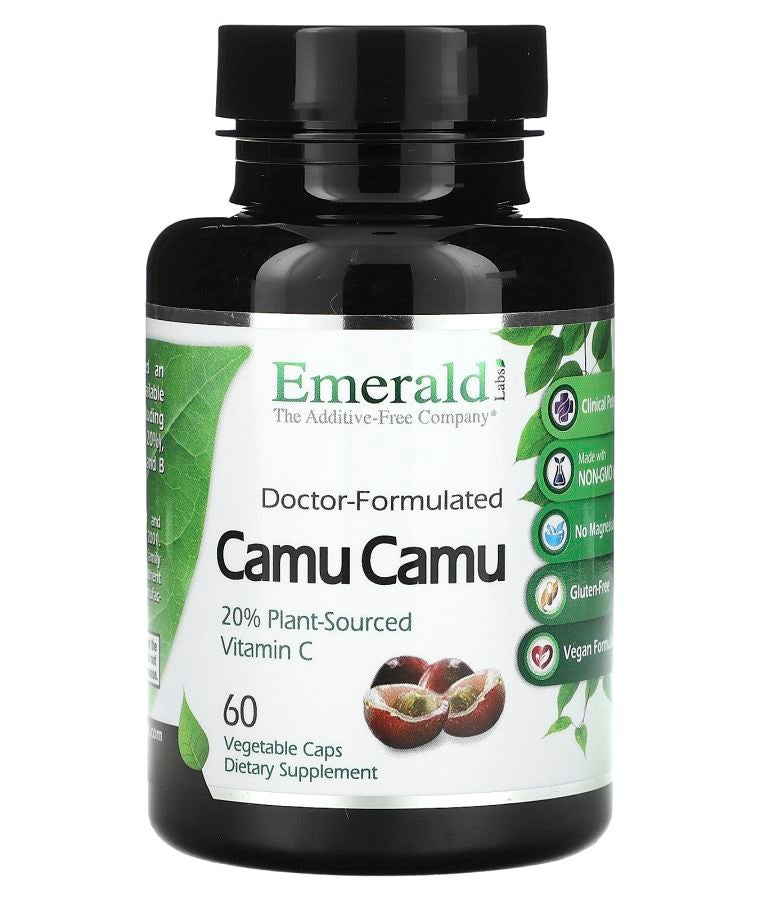 Emerald Laboratories Camu Camu 60 Vegetable Caps (500 mg per Capsule)
