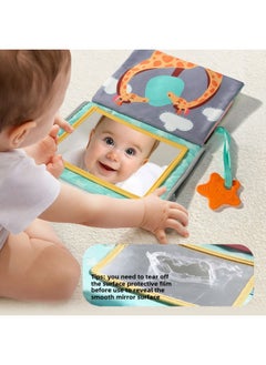 Generic Table Calendar Cloth Book Baby 0-1 Year Old Newborn Looking Up Black And White Training Haha Mirror Baby Color Enlightenment Hand Tear-Color:Black And White Color Desk Calendar (Packaging)  - Image 4