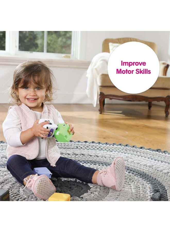 Edushape Soft & Squishy Animal Blocks - Stack, Chew, Bounce, Toss, Fidget Stress Relief Toy - Image 5