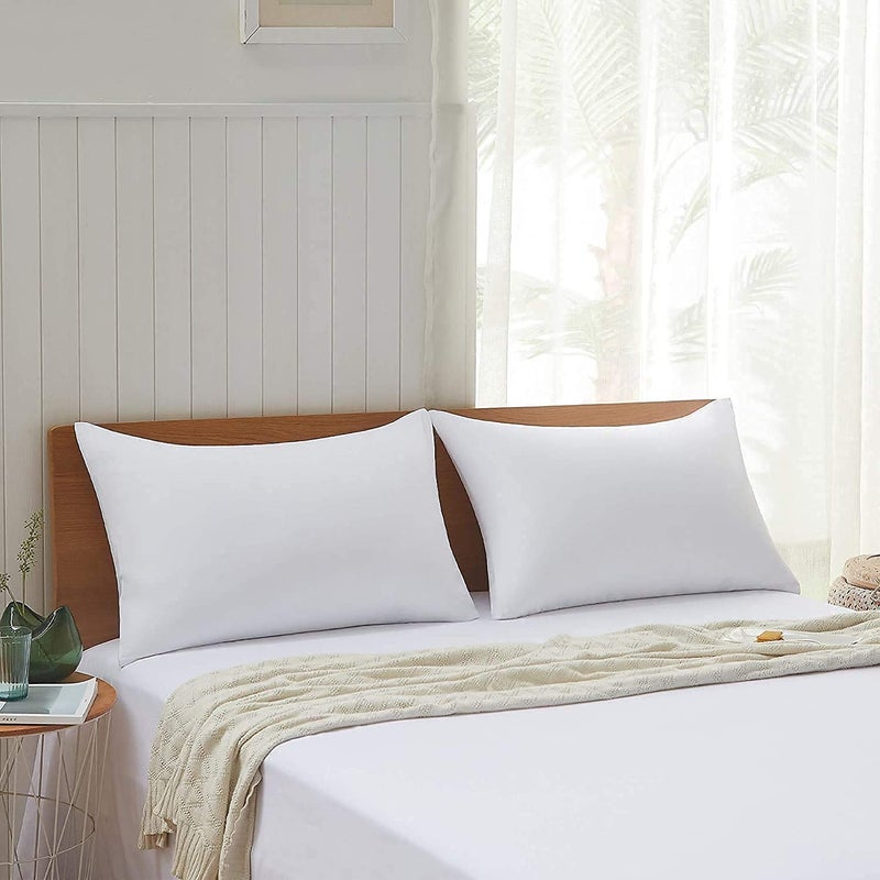 viva smart viva smart Dream Fibre Pillow (16X24, Fiber;Microfiber, White, Pack of 2)  - Image 4