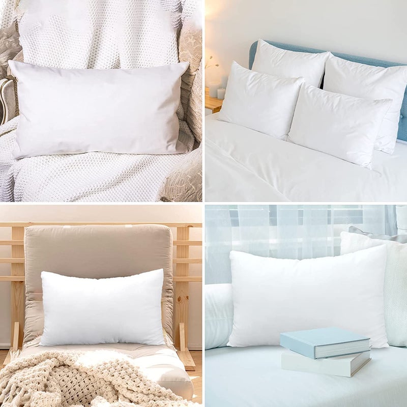 viva smart viva smart Dream Fibre Pillow (16X24, Fiber;Microfiber, White, Pack of 2)  - Image 2