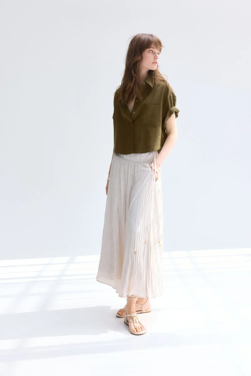 H&M Linen-blend shirt