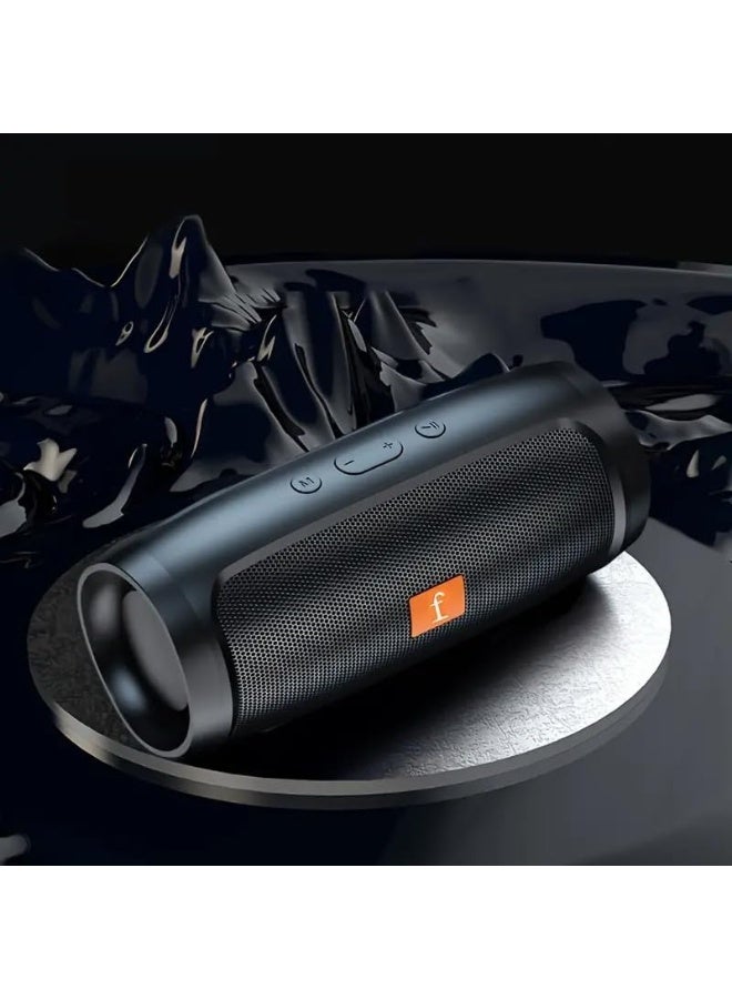 Wireless Speaker with Dual Channel Subwoofer, Surround Sound, Black - Image 1