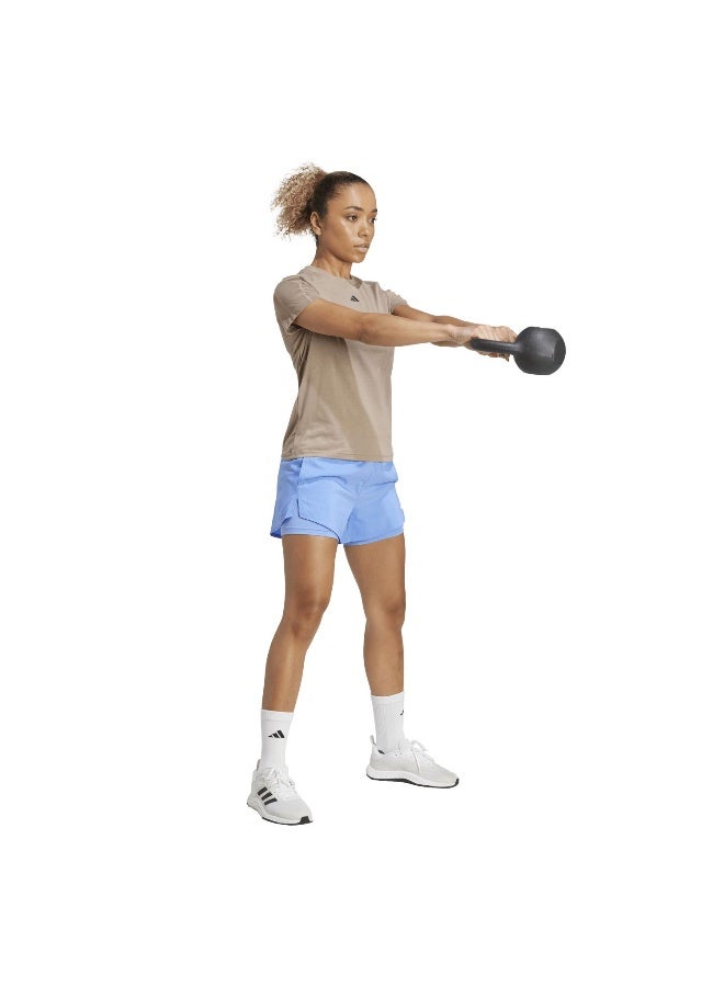 Adidas Adidas We Crew T Brown T-Shirt (Short Sleeve) T-Shirts For Women - Image 4