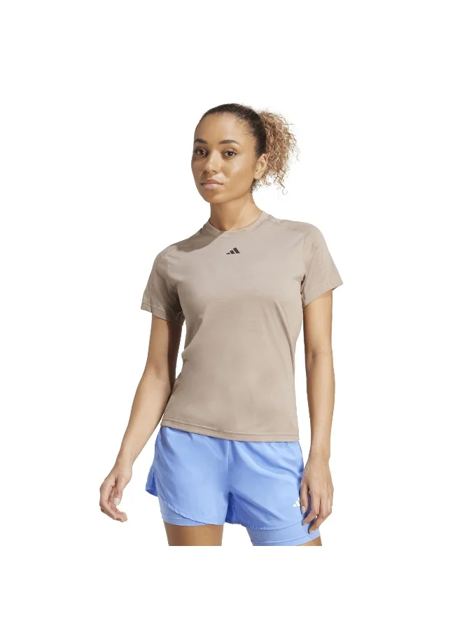 adidas Adidas We Crew T Brown T-Shirt (Short Sleeve) T-Shirts For Women