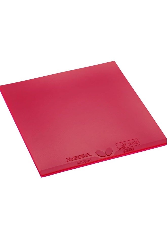 BUTTERFLY Rozena Table Tennis Rubber Inverted Professional Table Tennis Rubber Red (1.7mm) 4906901186873 - Image 5