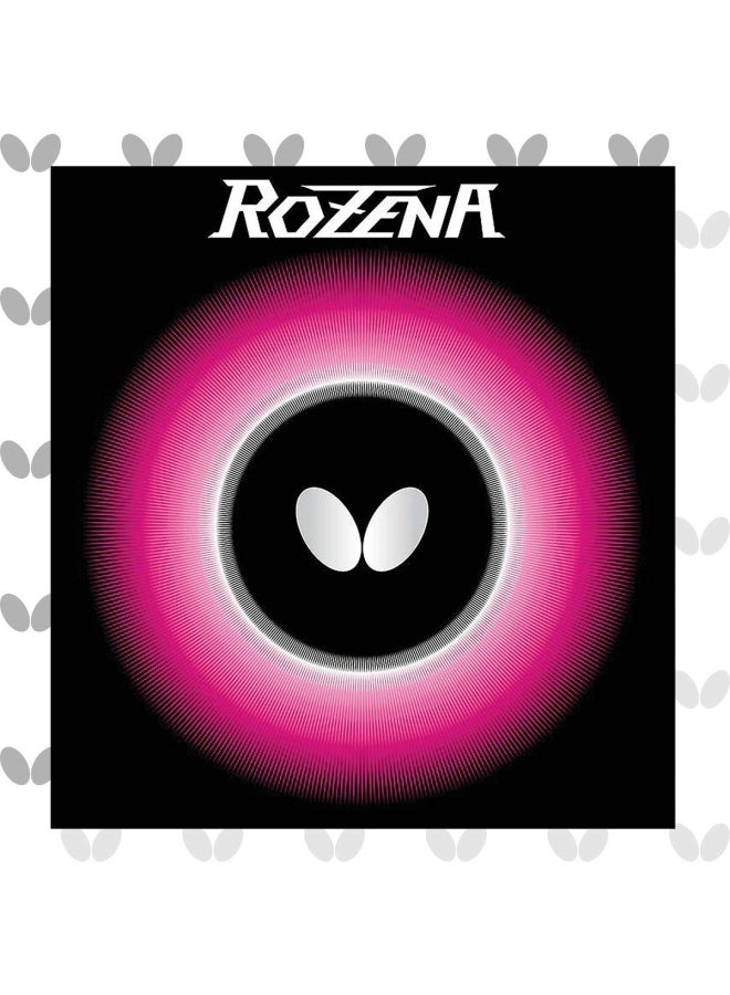 BUTTERFLY Butterfly Rozena Table Tennis Rubber – 1.7 mm Red, High-Tension, Tuned for Control & Spin - Image 1