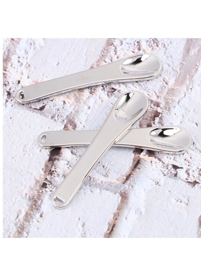 Healifty Facial Cream Stick Mini Metal Cosmetic Spatula 10 Pcs Skincare Spatulas Mini Cosmetic Spoon Reusable Facial Applicator Cosmetic Spatula for Cream, Lotions, Moisturizers  - Image 5