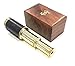 NAUTICALMART 6 Handheld Brass Telescope Pirate Navigation with Anchor Rosewood Box Rustic Vintage Beautiful Handcrafted Nautical Home Decor Gift for Nautical Collectors - Image 3