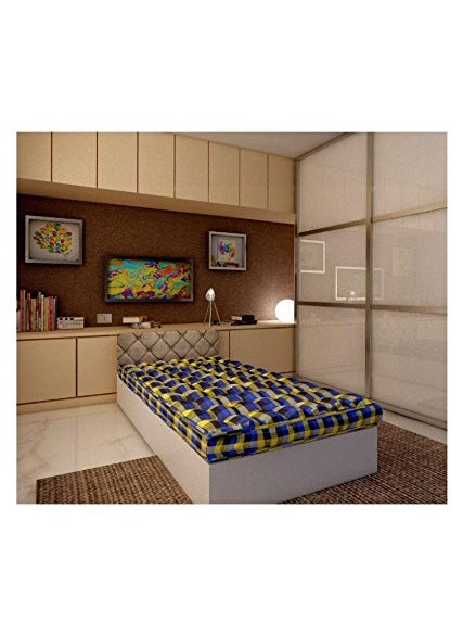 IRA Furniture IRA Furniture Medium Soft Cotton Mattresses 4 Inch Multicolour  - Image 2