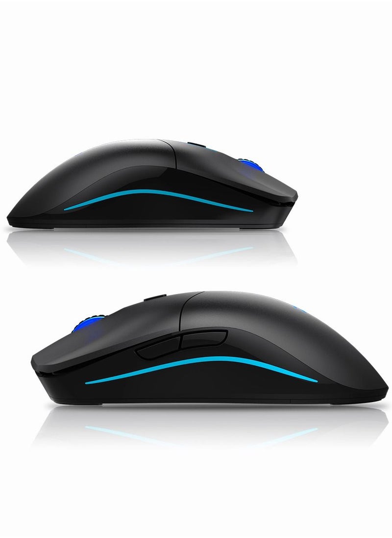Generic - ZELOTES F-22 2.4GHz Wireless Mouse Gaming Mouse 6 Keys Optical Mice Ergonomic Design with 3 Adjustable DPI for PC Laptop - Image 1