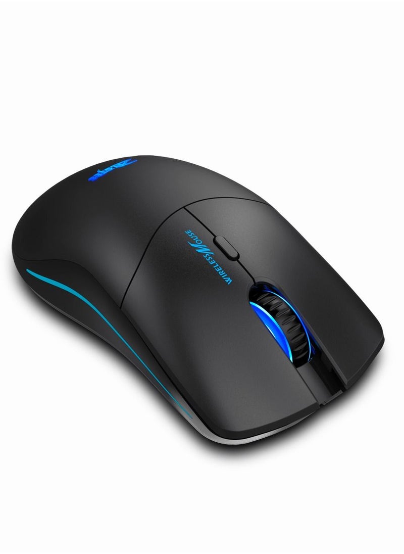 Generic - ZELOTES F-22 2.4GHz Wireless Mouse Gaming Mouse 6 Keys Optical Mice Ergonomic Design with 3 Adjustable DPI for PC Laptop - Image 1
