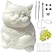 YJPPDD Extra Large Taba Squishy Kit Cute Taba Squishy Cat for AdultKids DIY Dress Up Stress Relief Stimulating Creativity Paint Your Own Squishies Cat Perfect Squeeze Toys Gift for Christmas - Image 2