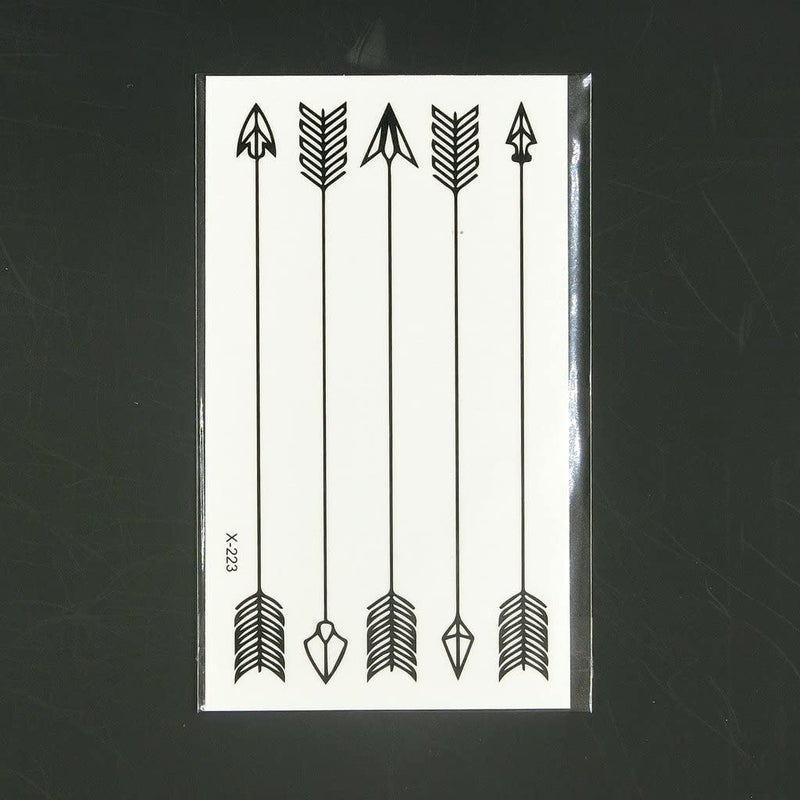 Oottati Small Cute Temporary Tattoo Arrow Arm (Set of 2) - Image 3