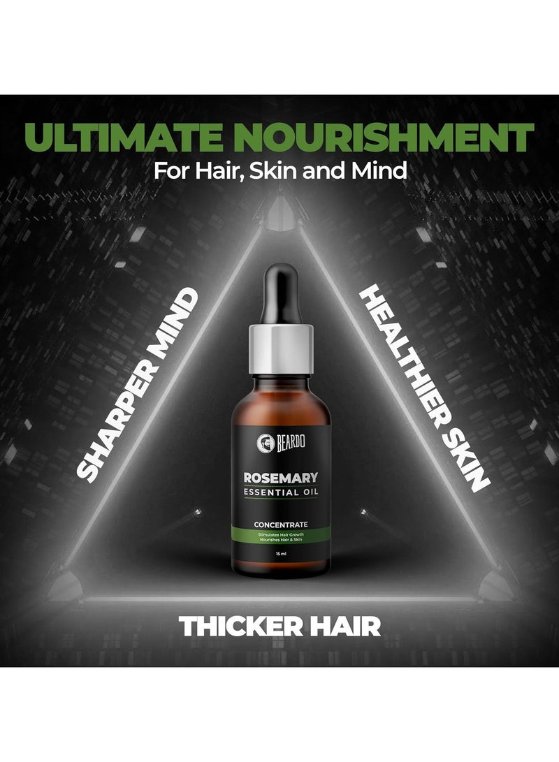 BEARDO Rosemary Essential Oil 15ml - Image 5