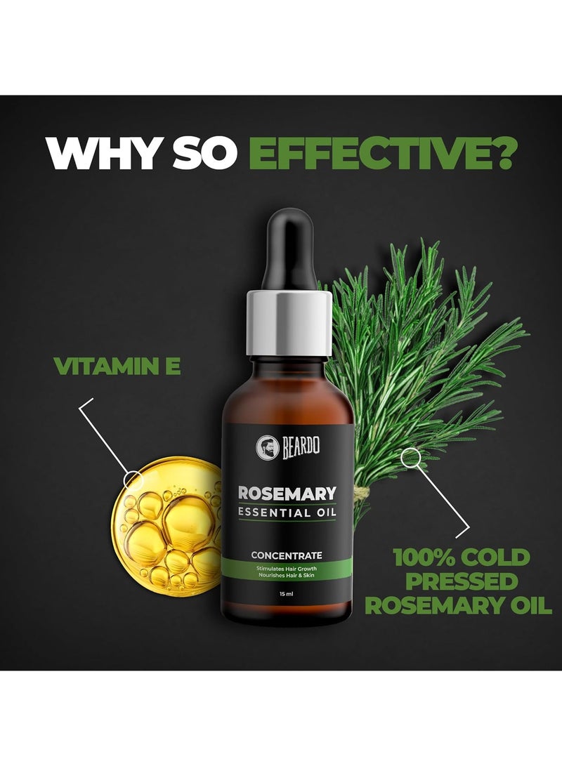 BEARDO Rosemary Essential Oil 15ml - Image 4