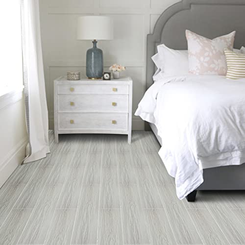 Dureidos 20-Pack 30 Sq.Ft Peel and Stick Floor Tile, Vinyl Plank Flooring, Natural Wood Look, Self Adhesive Durable and Waterproof for Transfer Bedroom, Kitchen, RV, Bathroom and Living Room, 36in×6in - Image 2