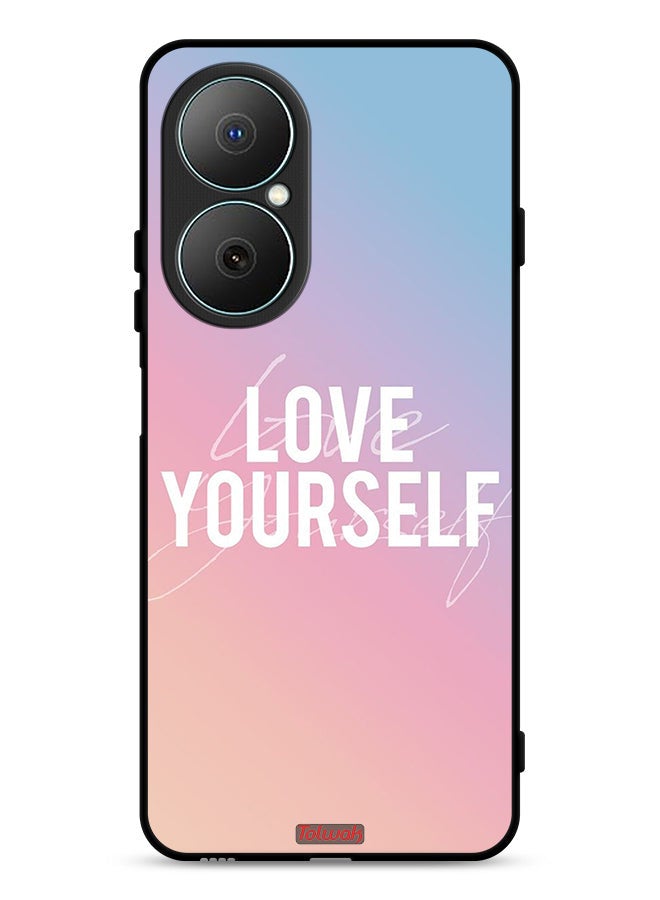 Tolwak Huawei Nova Y73 Protective Case Cover Love Yourself