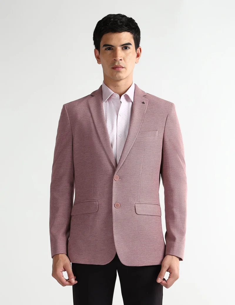 Arrow  Knitted Zero Calorie Slim Fit Blazer for Men | Best Price UAE