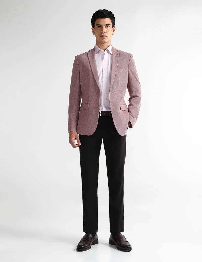 Arrow  Knitted Zero Calorie Slim Fit Blazer for Men | Best Price UAE