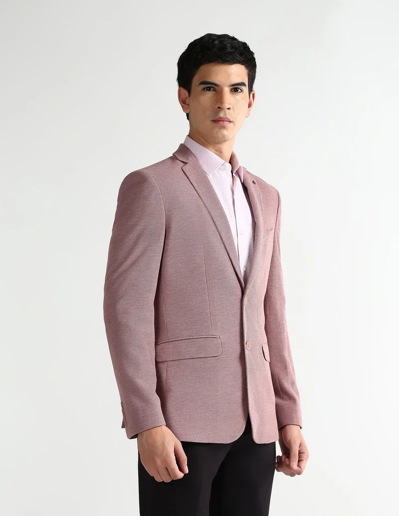 Arrow  Knitted Zero Calorie Slim Fit Blazer for Men | Best Price UAE