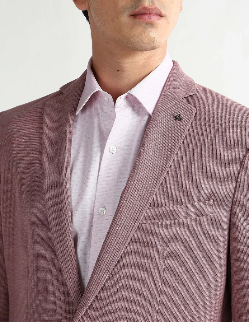 Arrow  Knitted Zero Calorie Slim Fit Blazer for Men | Best Price UAE