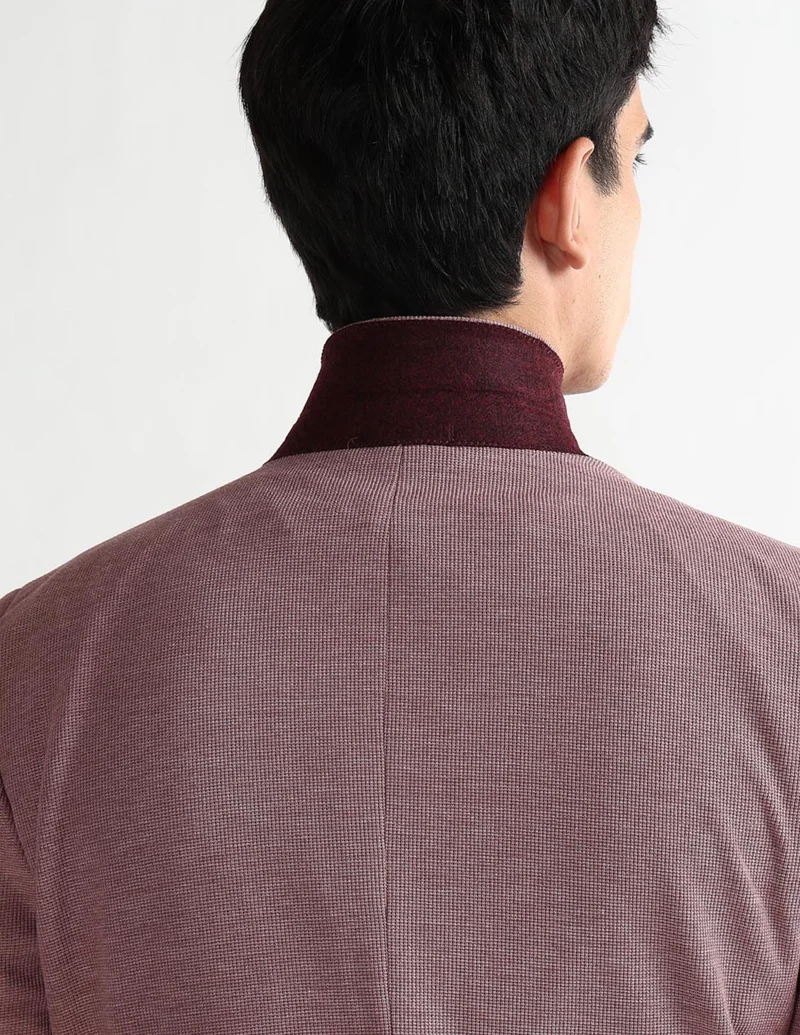 Arrow  Knitted Zero Calorie Slim Fit Blazer for Men | Best Price UAE
