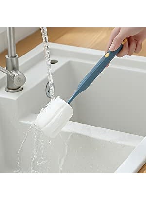 NILKANTH - NILKANTH® Bottle Soft Brush -1Pcs is Soft and Easy to Clean, Can Effectively Remove The Stain Residue On The Bottom of The Cup (Grey) - Image 1