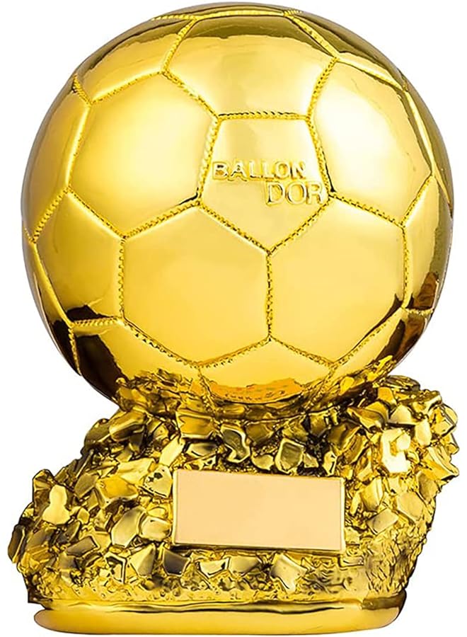 PROMASS جائزة الكرة الذهبية الجديدة لكرة القدم من بروماس، جائزة الكرة الذهبية لأفضل لاعب في العالم، أفضل لاعب مطلق النار، مشجعي كرة القدم، هدايا تذكارية من الراتنج للديكور المنزلي