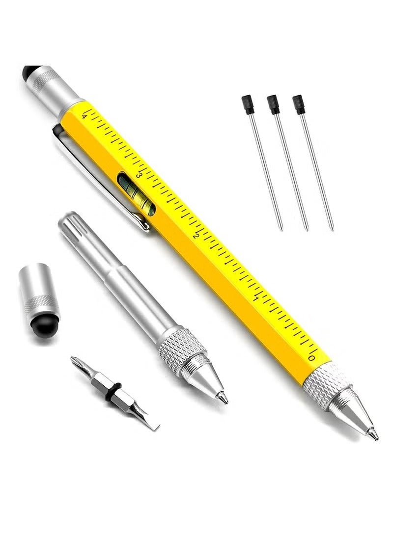 Multitool Pen, Gifts for Men on Fathers Day Dad Gifts from Daughter Wife Son Kid, Unique Cool Birthday Men Gifts Ideas for Men, Dad, Father, Him, Husband, Grandpa, DIY Handyman - Image 1