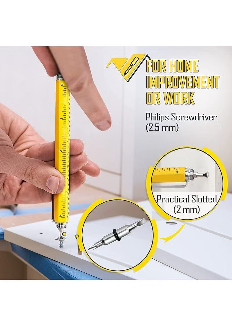 Multitool Pen, Gifts for Men on Fathers Day Dad Gifts from Daughter Wife Son Kid, Unique Cool Birthday Men Gifts Ideas for Men, Dad, Father, Him, Husband, Grandpa, DIY Handyman - Image 5