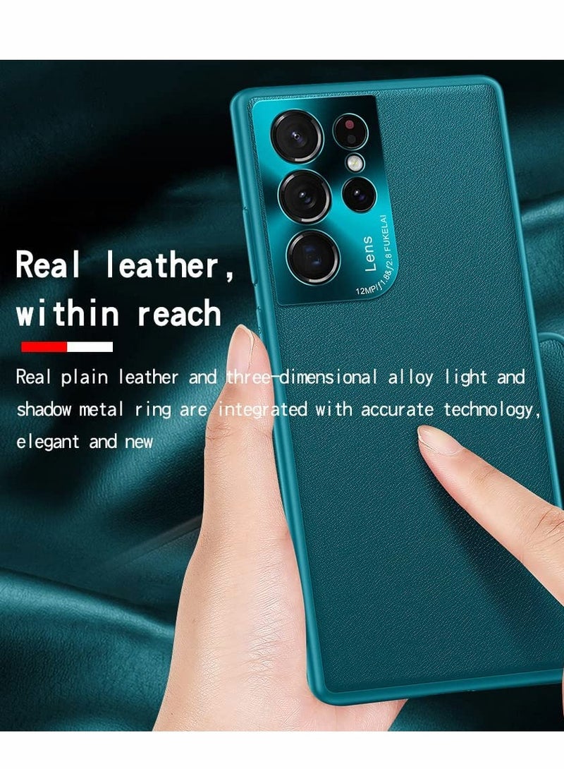 SYOSI Solid Leather Protective Case for Samsung Galaxy S21 Ultra - Image 2