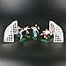 Qoadwem Soccer Cake Toppers Soccer Players Toys Football Soccer Theme Party Cake Decorations Happy Birthday Personalized Graduation Cake Topper Decoration for Boy Girl birthday Cake Ball Party Decorations - Image 3