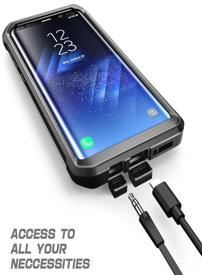 SUPCASE Unicorn Beetle PRO Series Phone Case for Samsung Galaxy S8, Full-Body Rugged Protective Case for Galaxy S8 2017 (Black) - Image 4
