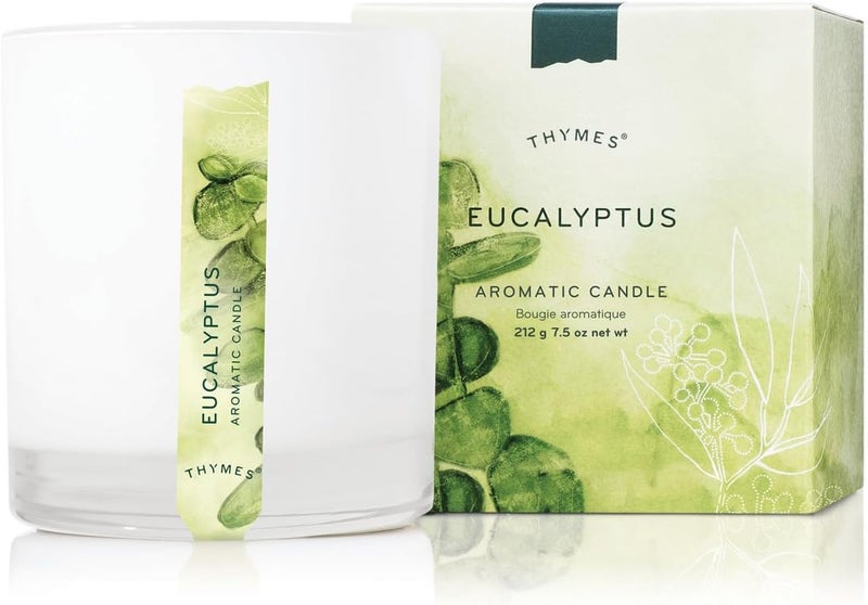 Thymes Fragrance Set  3 Oz Home Fragrance Mist  75 Oz Aromatic Candle  Eucalyptus - Image 5