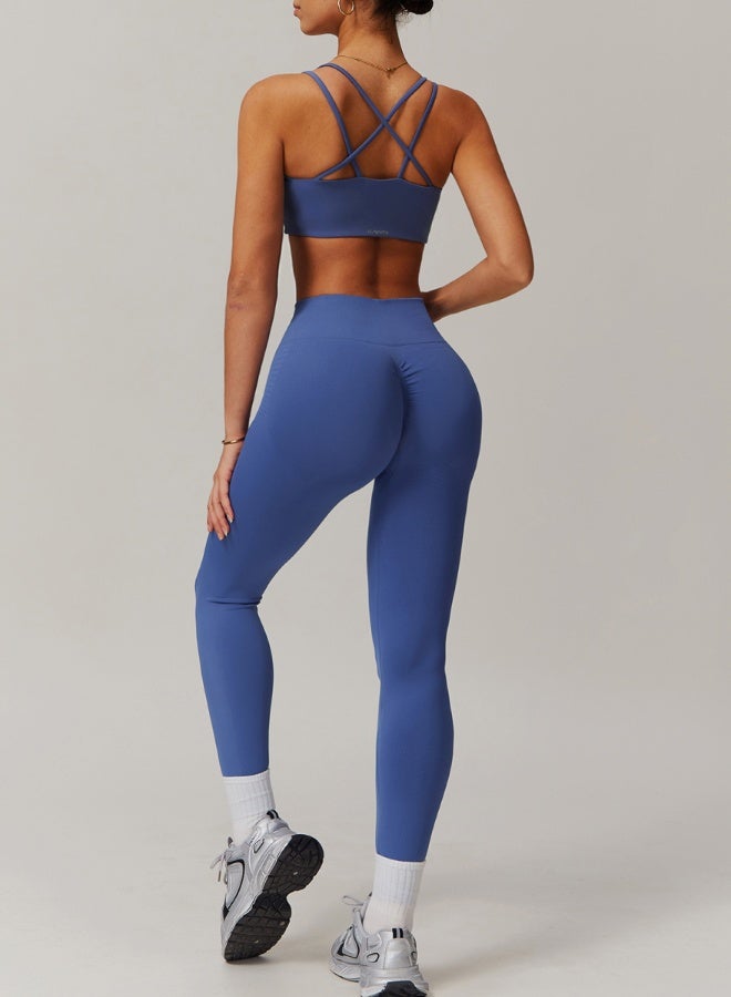 KAWN.YOGA Womens Striped Back Sports Bra  - Image 3