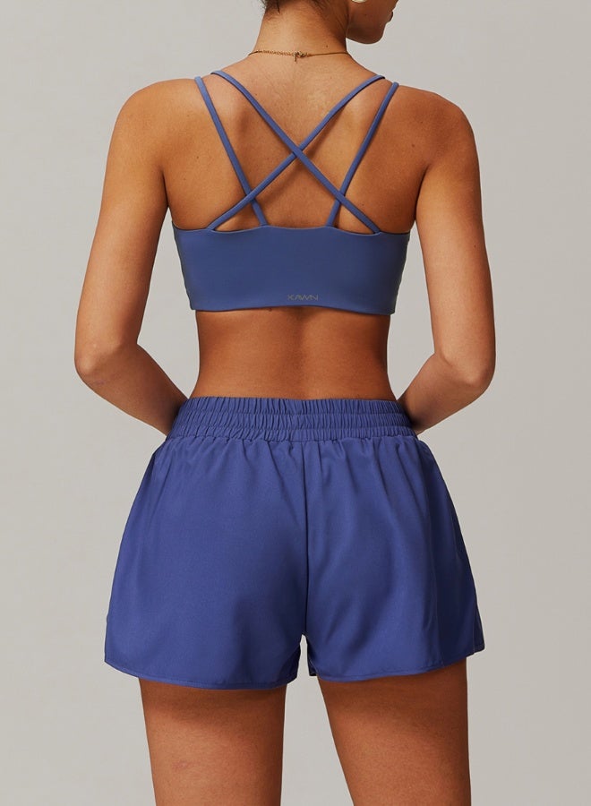 KAWN.YOGA Womens Striped Back Sports Bra  - Image 4