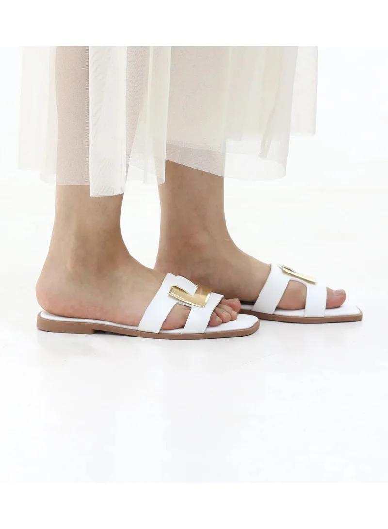 LAMARAPARIS FROST SLIP-ON FLAT SANDAL