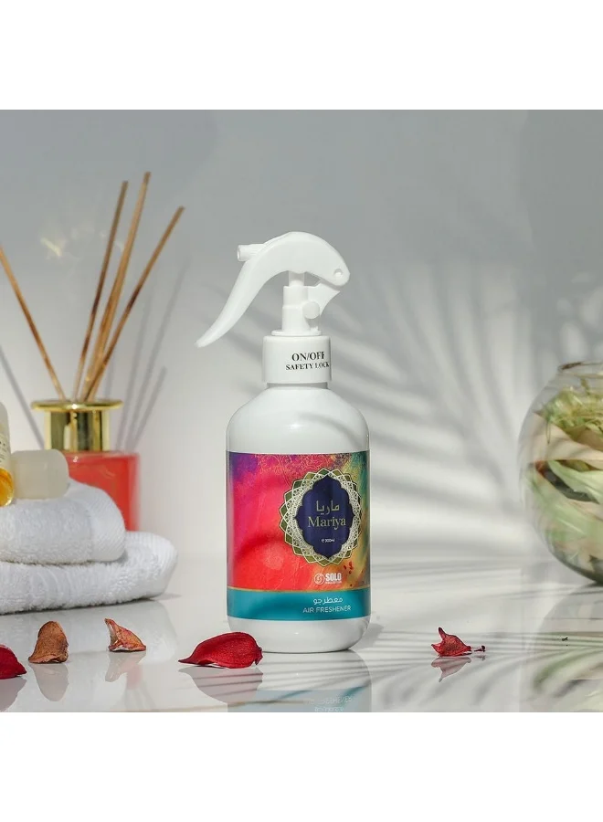 DANUBE HOME Solo Room Spray Mariya Refreshing Long Lasting Aroma Perfect For Home Office Any Space Creates A Calming And Inviting Ambiance -300ml
