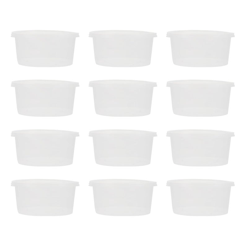 50 Pcs 380ml Leak Proof Disposable Food Containers For Cakes Soups Picnic Takeaway - Image 2