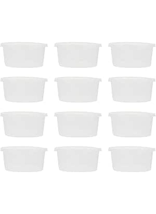 50 Pcs 380ml Leak Proof Disposable Food Containers For Cakes Soups Picnic Takeaway - Image 1