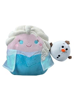 SQUISHMALLOW S Official Kellytoy Disney Characters Squishy Soft Stuffed Plush Toy Animal (10 Inch Elsa With Olaf)  - Image 2
