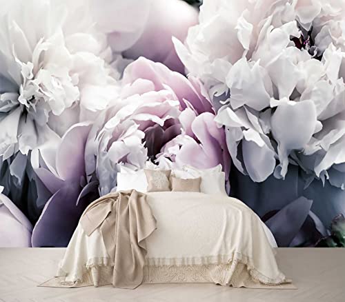 Reyhui Floral Wallpaper Mural Large Rose Flowers Mural for Bedroom Living Room Wall not selfAdhesive - Image 3