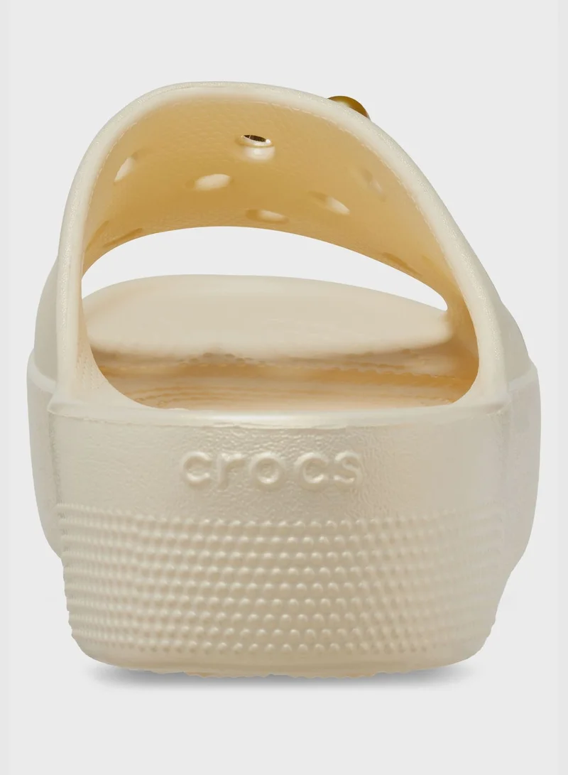 crocs Womens EVA Embellished Slides