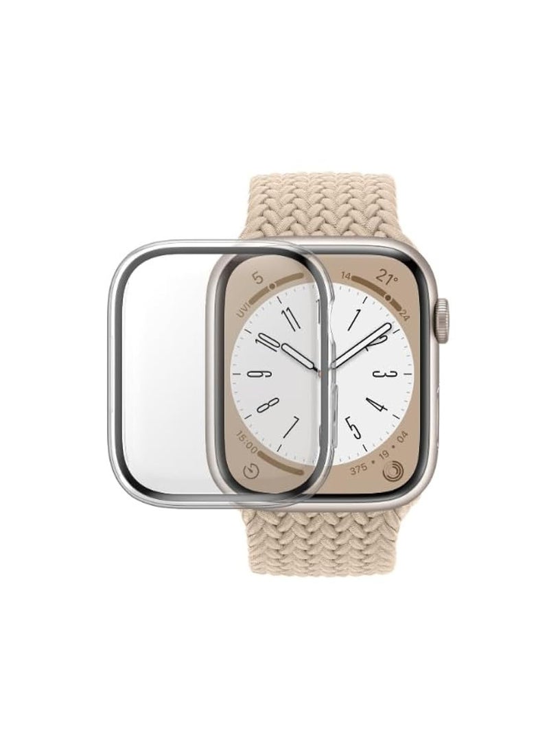 PanzerGlass Apple Watch Series 9 45mm Full Body Screen Protector with D3O, Clear with Transparent Frame - Image 2
