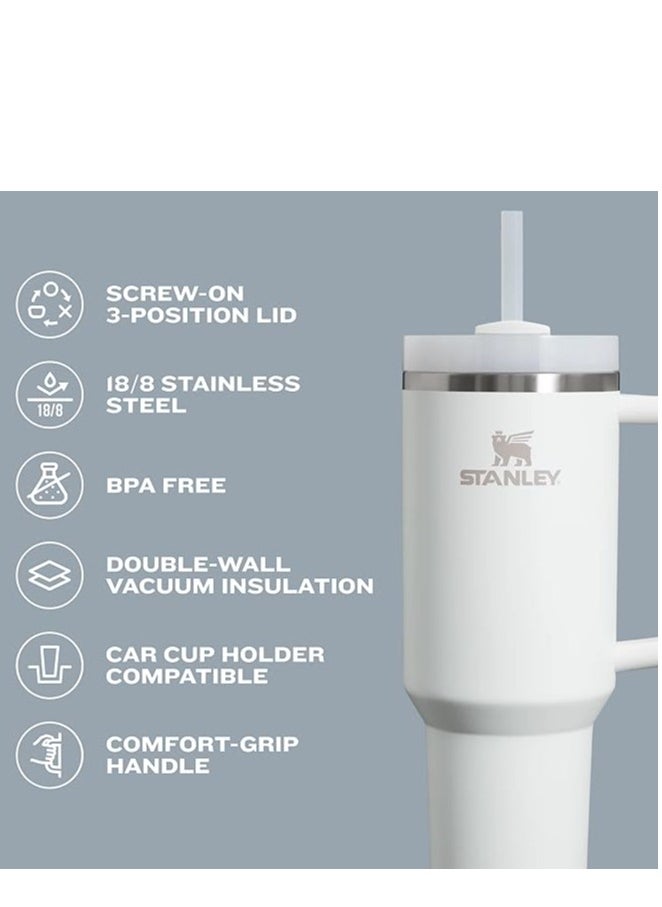 Stanly - Quencher H2.0 Flowstat Vacuum Insulated Stainless Steel Tumbler with Lid and Straw for Water, Iced Tea, Coffee, Smoothies and More 1.18L Stanley Purple - Image 1